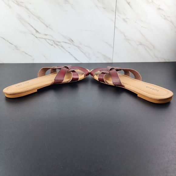 Torrid Brown Strappy Slides - Picture 4 of 6